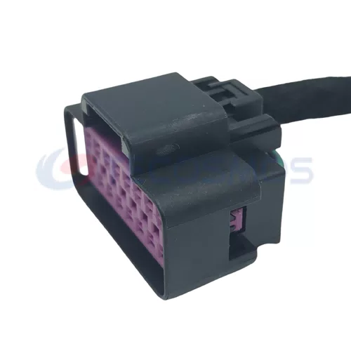 16-Pin Female CT16-0087M Car Connector Black Auto Parts with ABS and Nylon Housing Copper Contact Material - image 3